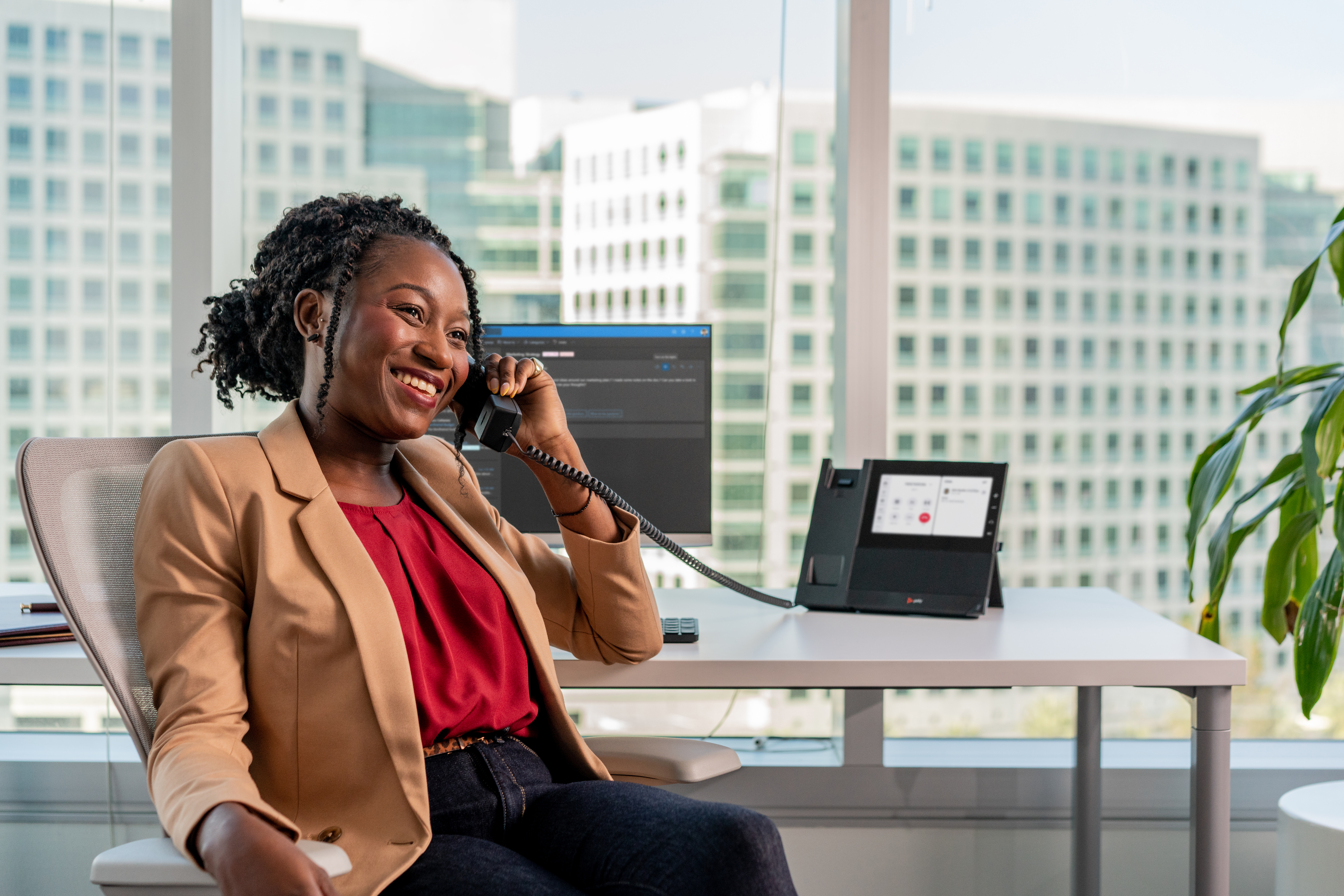 HP Poly CCX 600 Business Media Phone for Microsoft Teams and PoEenabled