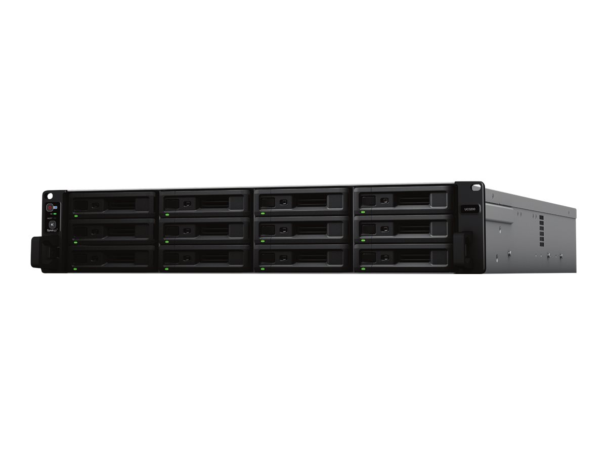 SYNOLOGY UC3200 Dual Controller SAN 12bay Xeon 24GHz 8GB 1x10GB 2x1GbE LAN 2xPower Supply