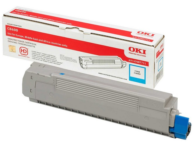 OKI 43487711  cyan Toner