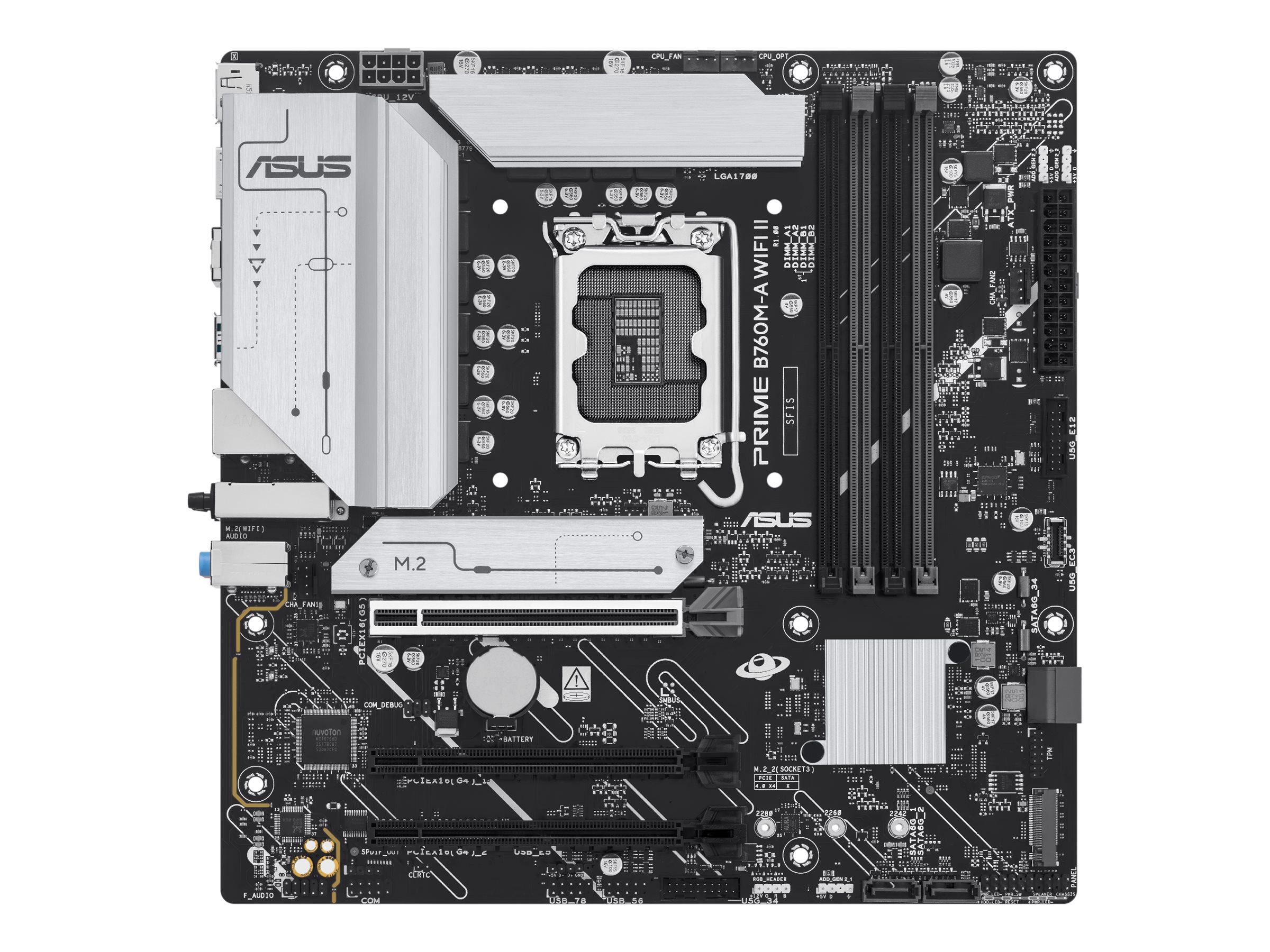 ASUS PRIME B760M-A WIFI II micro ATX LGA1700 Wi-Fi 6E
