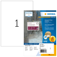 80 HERMA Folienetiketten weiss 210,0 x 297,0 mm 80 HERMA Folienetiketten weiss 210,0 x 297,0 mm
