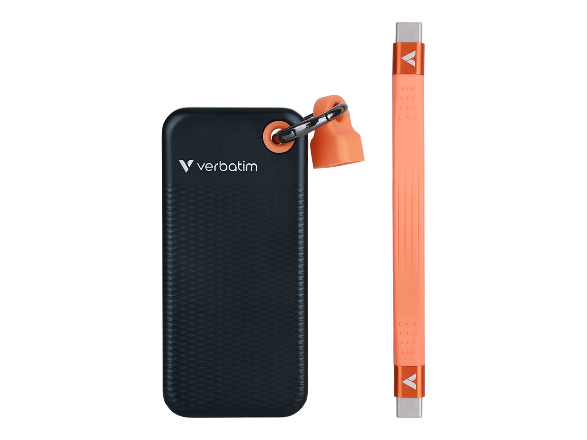 Verbatim Pocket SSD USB 3.2 Gen 2 2TB Black/Orange Verbatim Pocket SSD USB 3.2 Gen 2 2TB Black/Orange