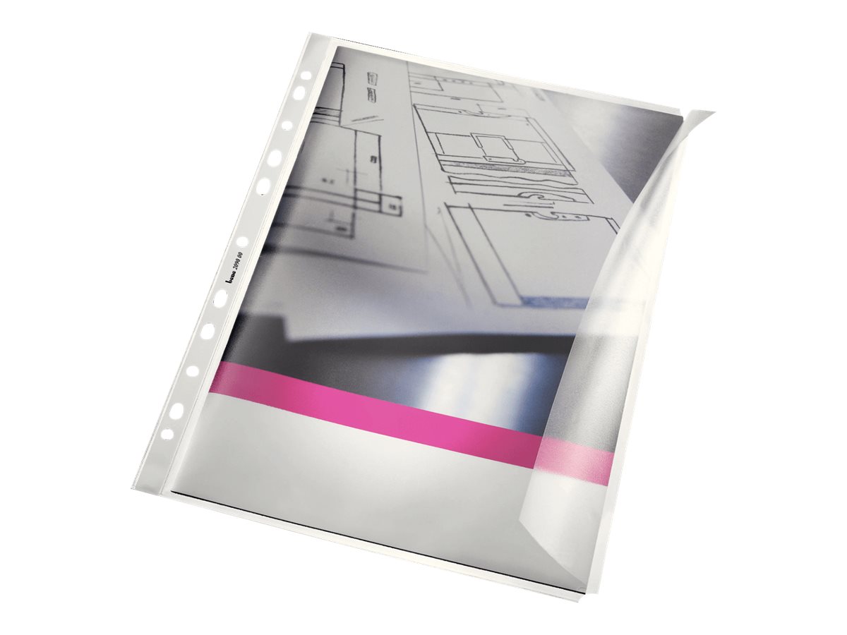 bene Prospekthuellen DIN A4 transparent genarbt 0,12 mm, 10 St