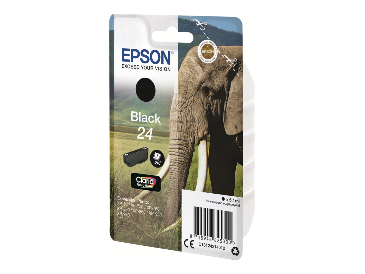 C13T24214012 EPSON XP Tinte black ST 240