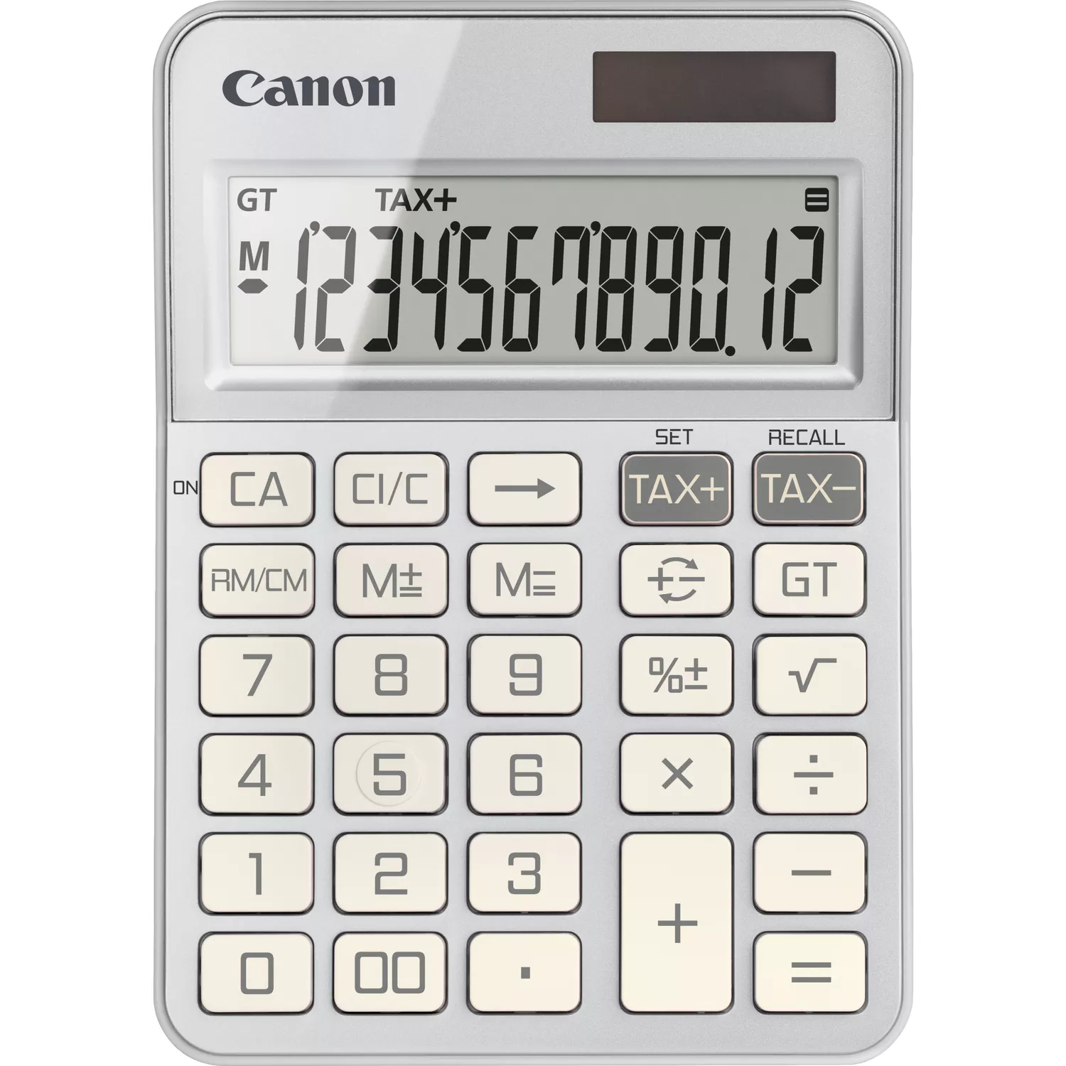 Canon KS-125KB Tischrechner silber