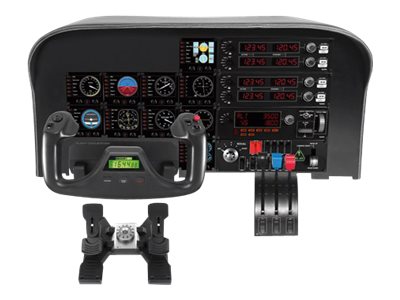 LOGITECH Multi Panel Flight simulator instrument panel wired for PC