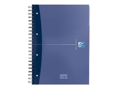 OXFORD Collegeblock European Book kariert DIN A4 Rand rundum, 1 Block