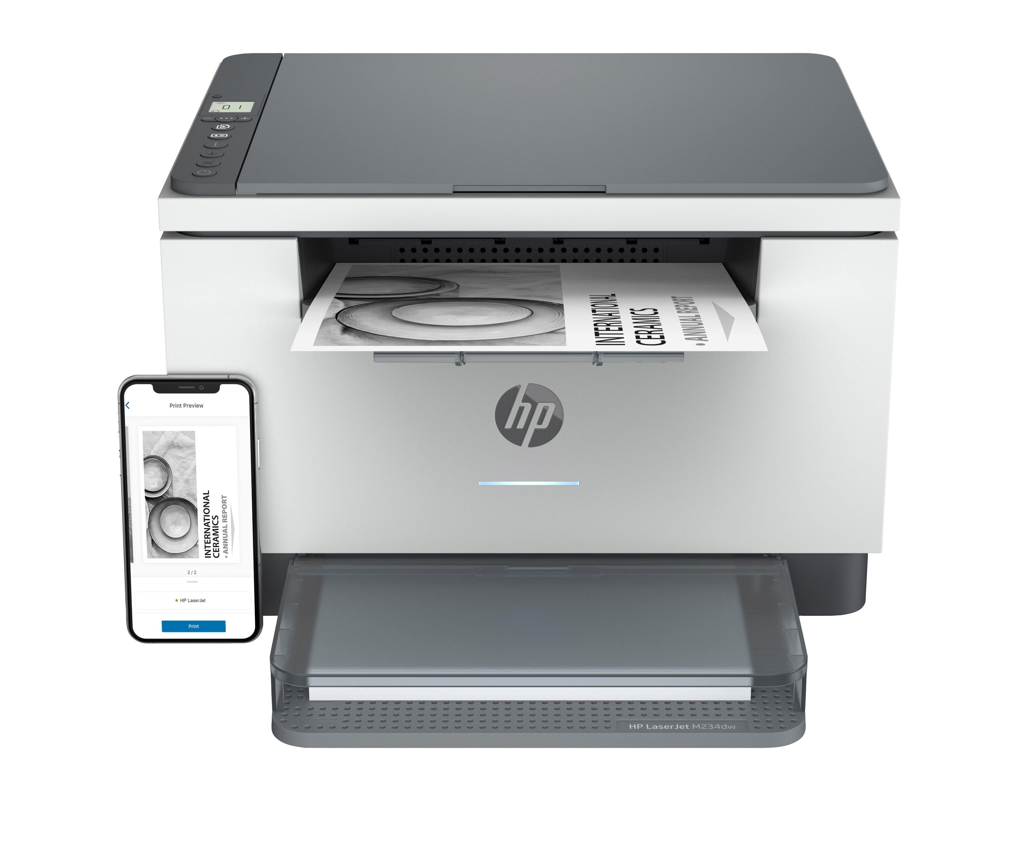 HP LaserJet MFP M234dw 3 in 1 LaserMultifunktionsdrucker weiß