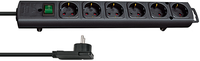 brennenstuhl Comfort-Line Plus 6-fach Steckdosenleiste mit Schalter 2,0 m schwarz brennenstuhl Comfort-Line Plus 6-fach Steckdosenleiste mit Schalter 2,0 m schwarz