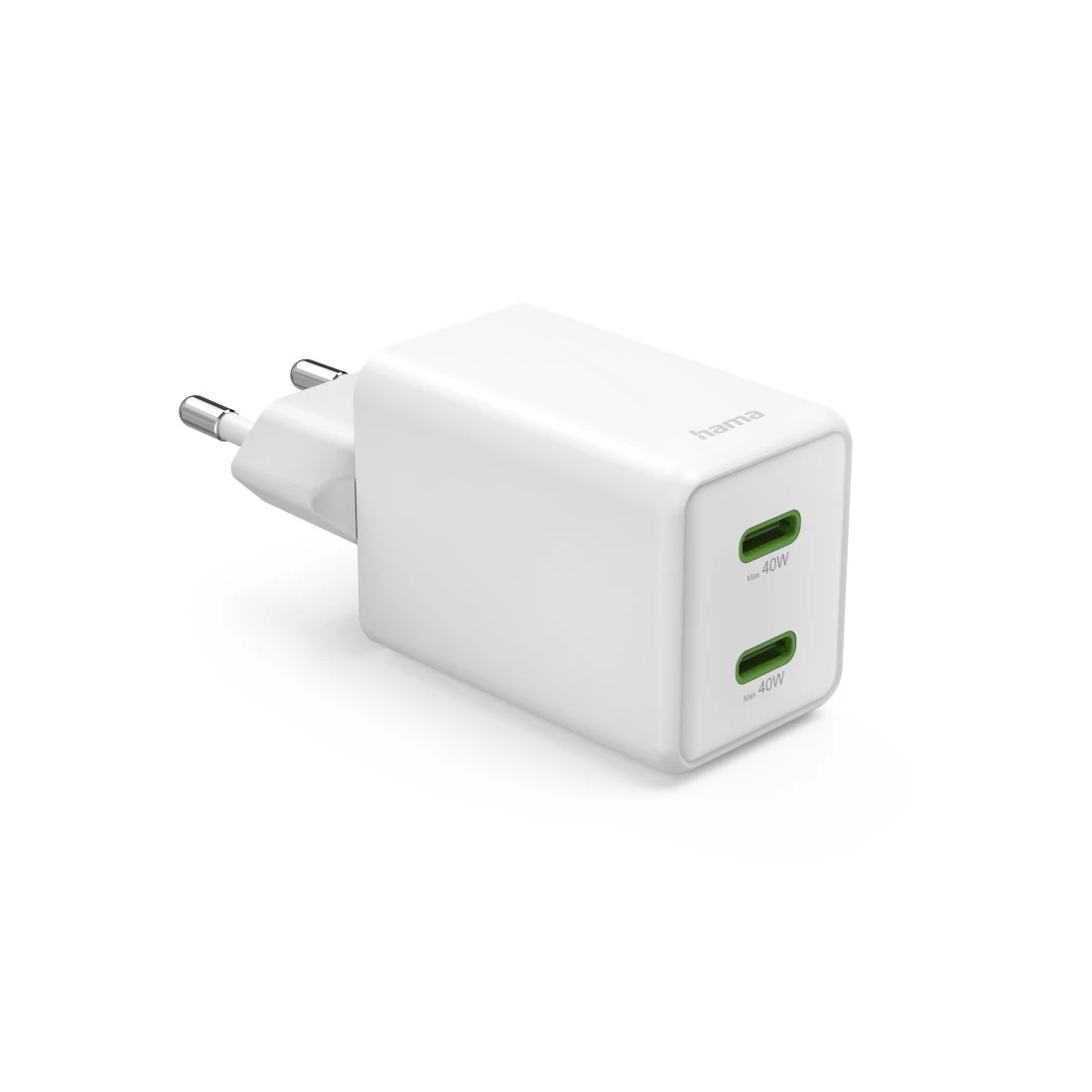 Hama Super Mini Ladeadapter USB‑C Weiß 40W