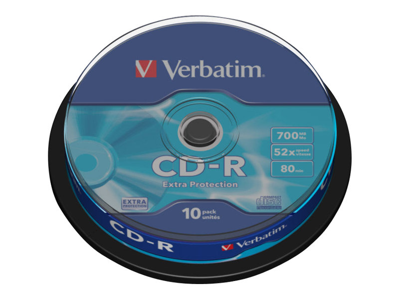 VERBATIM CDR80 700MB 52x (10) SP