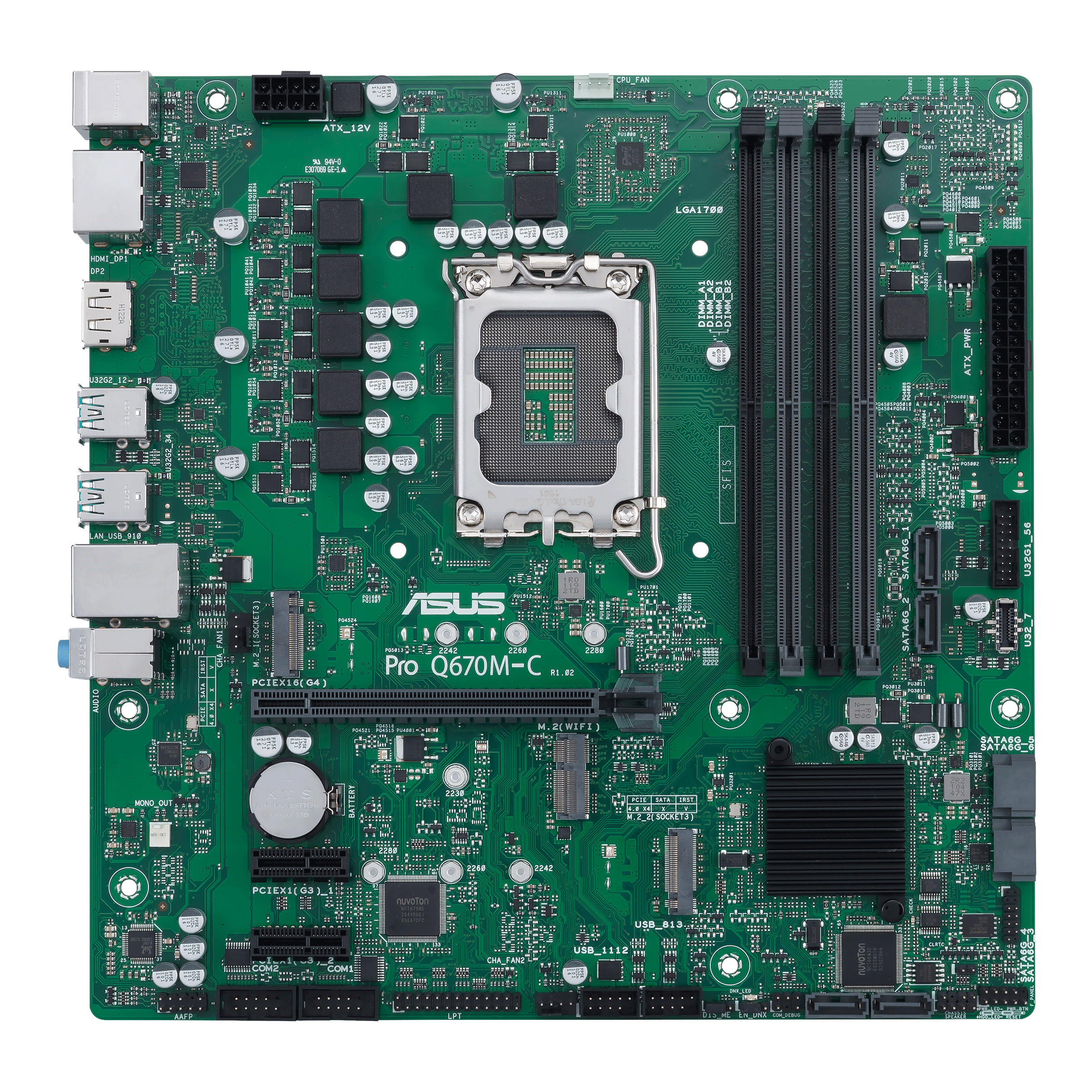 ASUS Pro Q670M-C-CSM micro ATX LGA1700 Q670