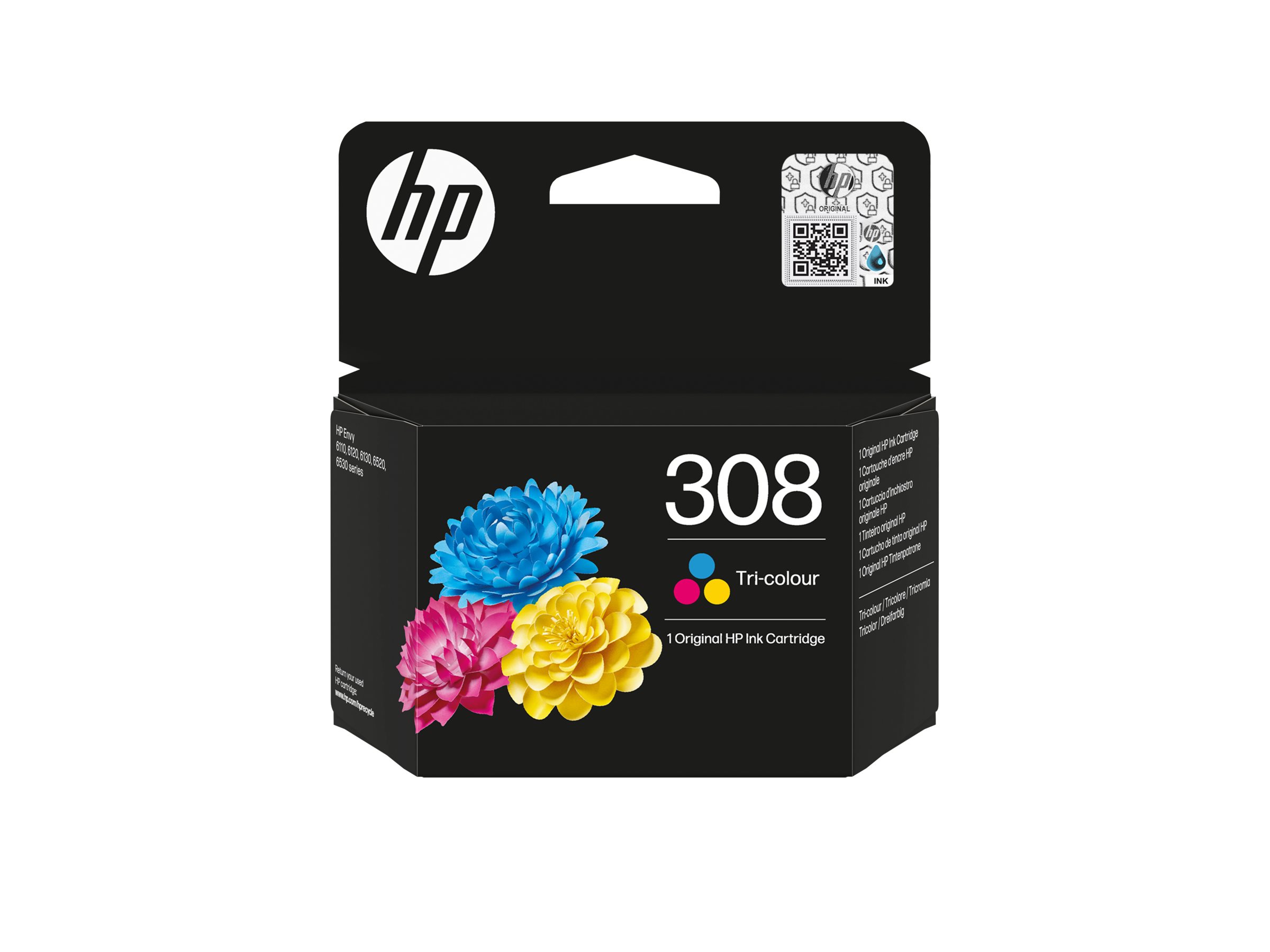 HP 308 Tri-color Original Ink Cartridge HP 308 Tri-color Original Ink Cartridge