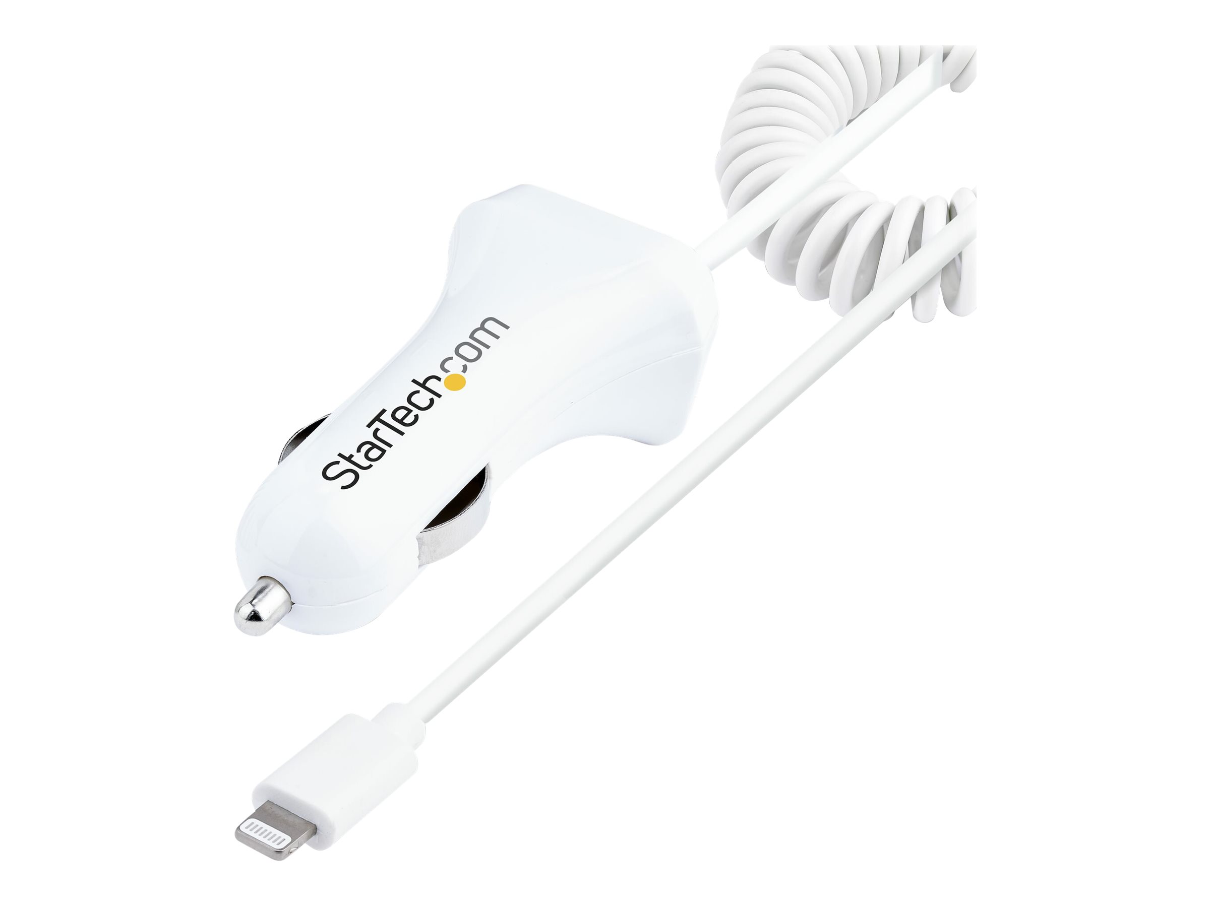 STARTECH.COM Zigarettenanzünder USB Ladegerät mit Lightning Spiralkabel 12W 2 Port USB Auto Ladegerät Adapter Kfz USB STARTECH.COM Zigarettenanzünder USB Ladegerät mit Lightning Spiralkabel 12W 2 Port USB Auto Ladegerät Adapter Kfz USB