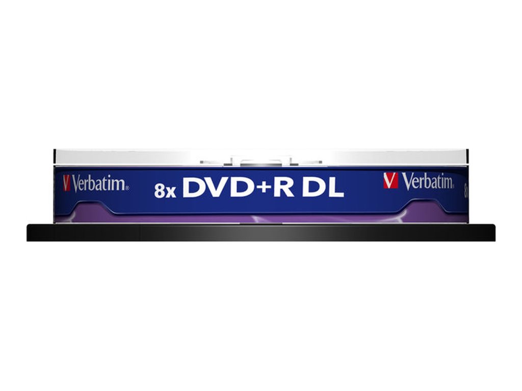 10 verbatim DVD+R 8,5 GB Double Layer