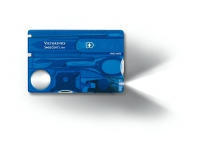 Victorinox V-0.73 22.T2 Taschenmesser Swiss Card Lite, blau transparent