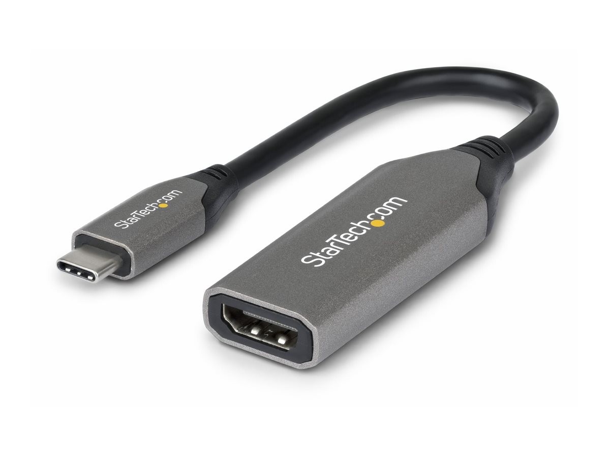 STARTECHCOM USBC zu HDMI Adapter 8K 60Hz und 4K 120Hz Thunderbolt und USB4 Kompatibel USBC auf HDMI 21 Konverter USBC Videoadapt