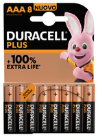8 DURACELL Batterien PLUS Micro AAA 1,5 V