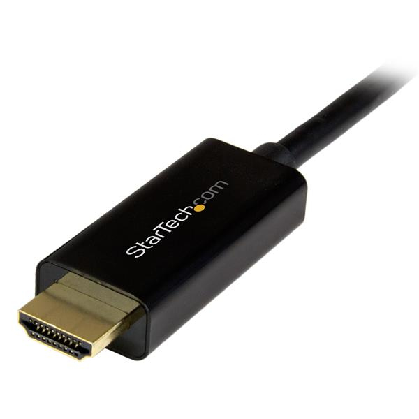 STARTECHCOM DisplayPort to HDMI Converter Cable 3 ft 1m 4K