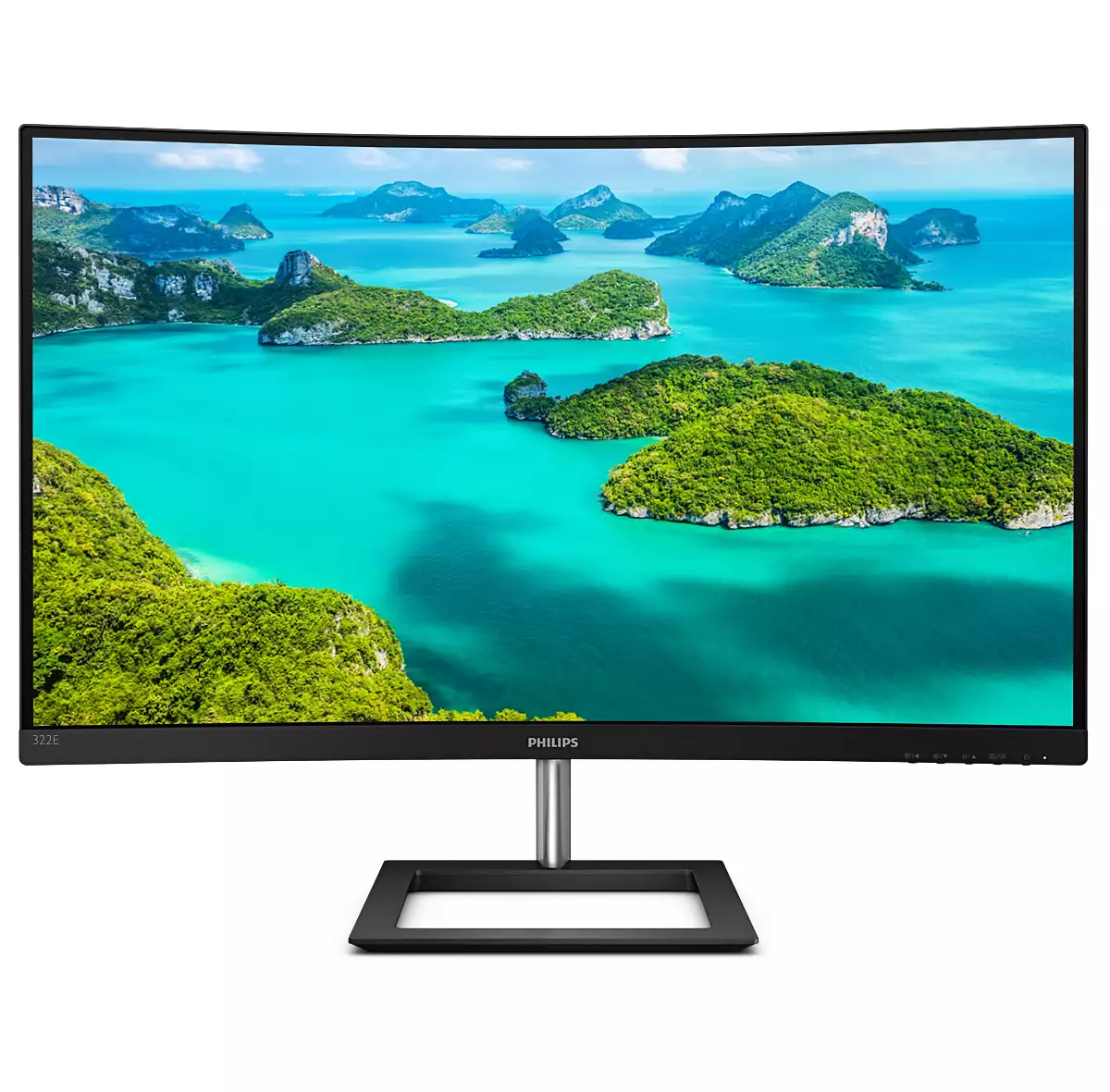 81,3cm32 1920x1080 Philips Eline 322E1C Curved 169 4ms HDMI VGA DisplayPort VESA Full HD Black Silver