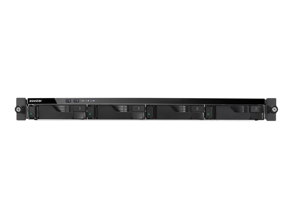 ASUSTOR AS6504RD+Rail 4 Bay NAS Intel ATOM C3538 Quad-Core 8GB DDR4 GbEx2 2.5 GbEx2 PCIe Gen3 by 8 x1 - 4 link USB 3.2 Gen 1x4