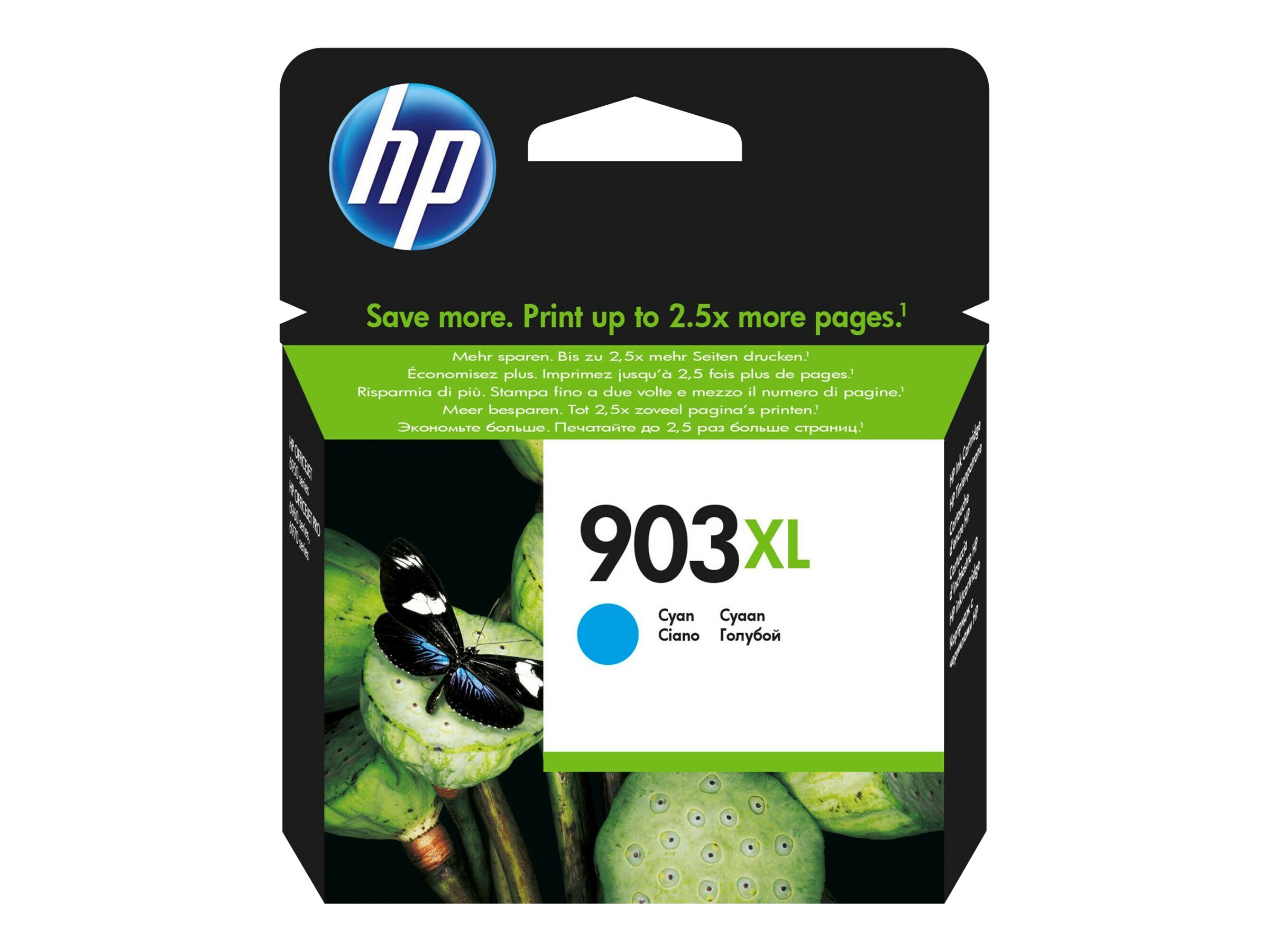 HP 903XL original Ink cartridge T6M03AE BGX Cyan High Yield 825 Pages HP 903XL original Ink cartridge T6M03AE BGX Cyan High Yield 825 Pages