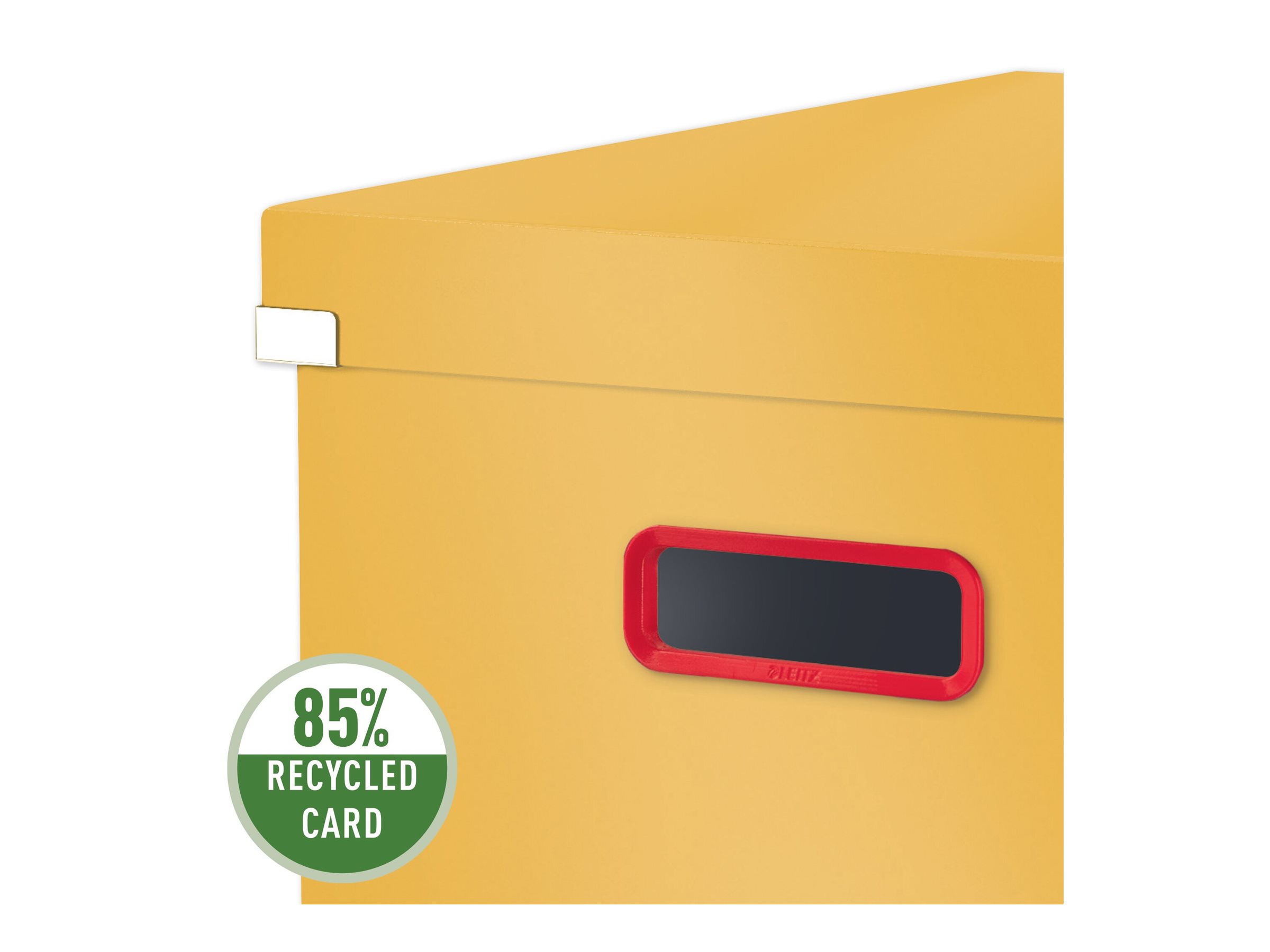 LEITZ Click & Store Cosy Aufbewahrungsbox 18,5 l gelb 28,1 x 37,0 x 20,0 cm LEITZ Click & Store Cosy Aufbewahrungsbox 18,5 l gelb 28,1 x 37,0 x 20,0 cm