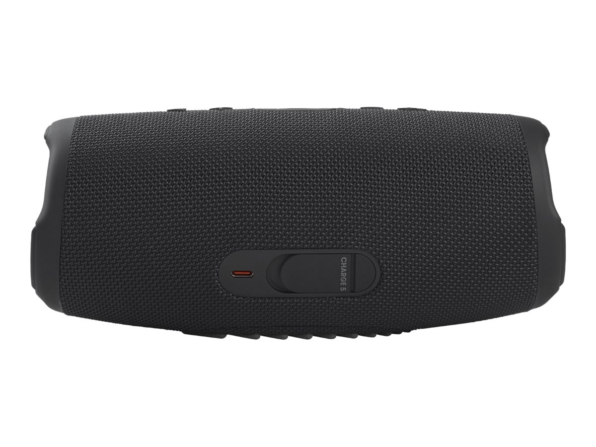 JBL Charge 5 Bluetooth-Lautsprecher in Schwarz ? Wasserfeste, portable Boombox
