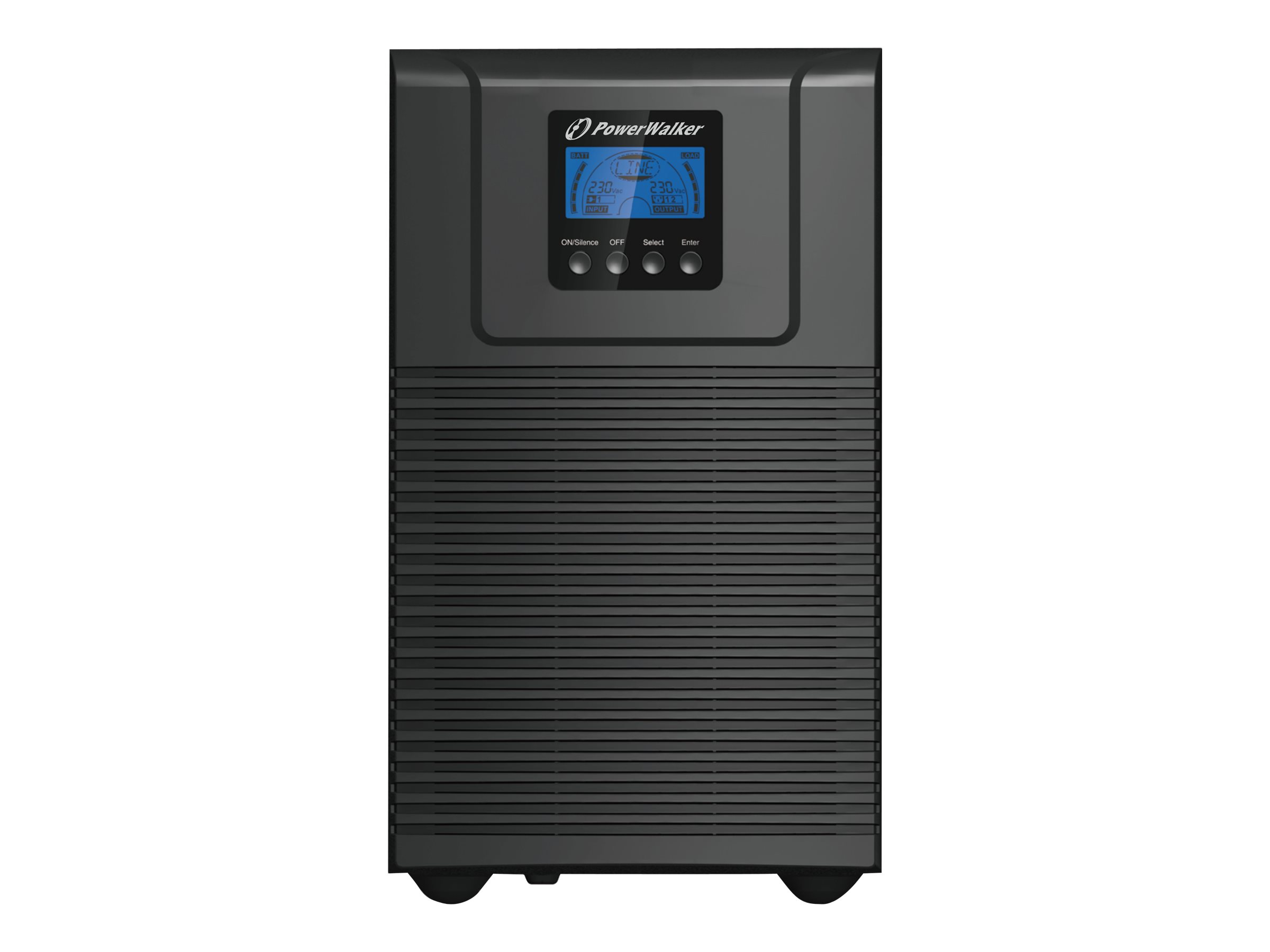 POWERWALKER VFI 3000 TGB 3000VA / 2700W Online USV Tower Doppelwandler SNMP Slot HID EBM Anschluss