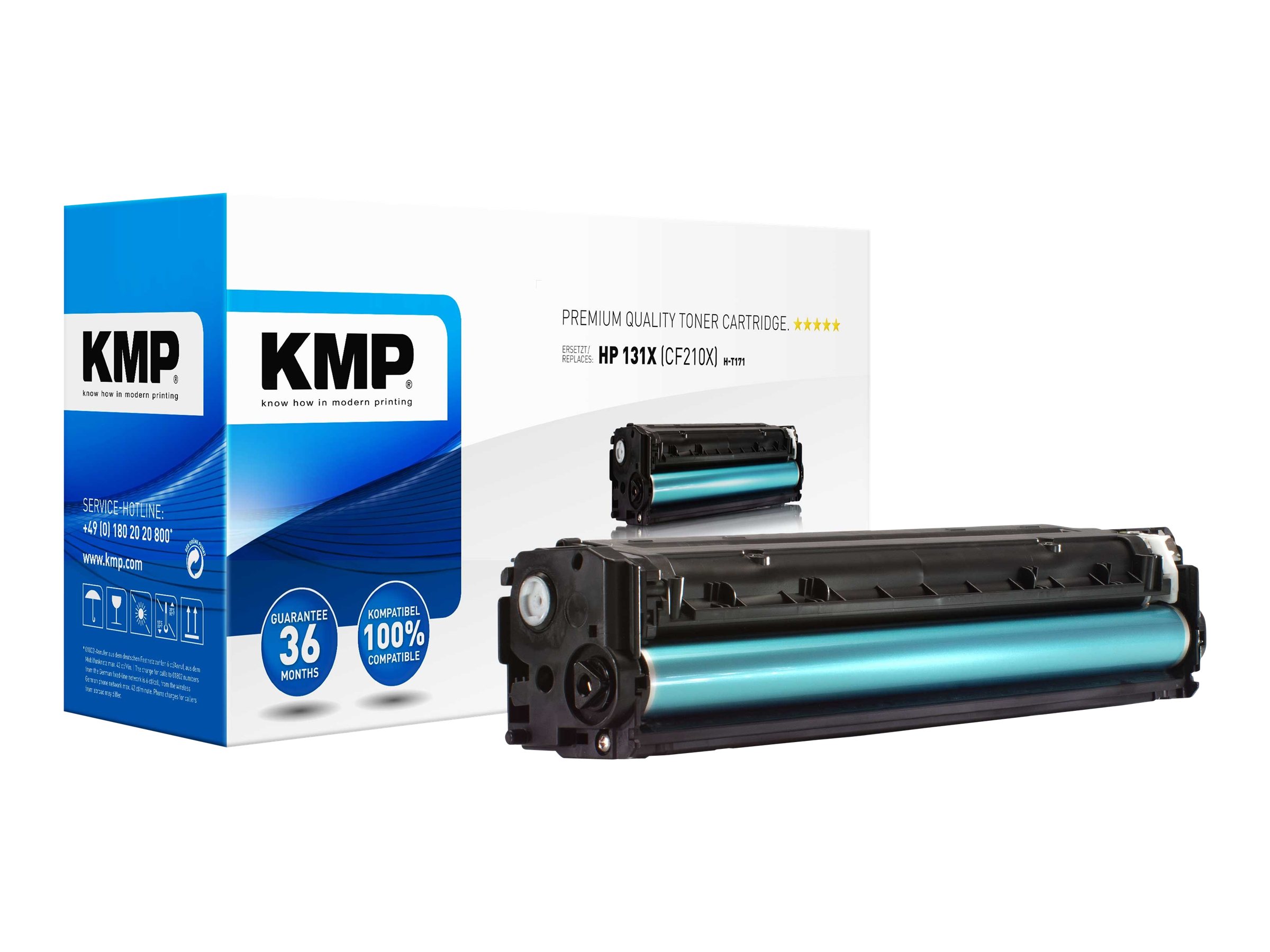 KMP H-T171 schwarz Toner kompatibel zu HP 131X; Canon 731H(CF210X; 6273B002) KMP H-T171 schwarz Toner kompatibel zu HP 131X; Canon 731H(CF210X; 6273B002)