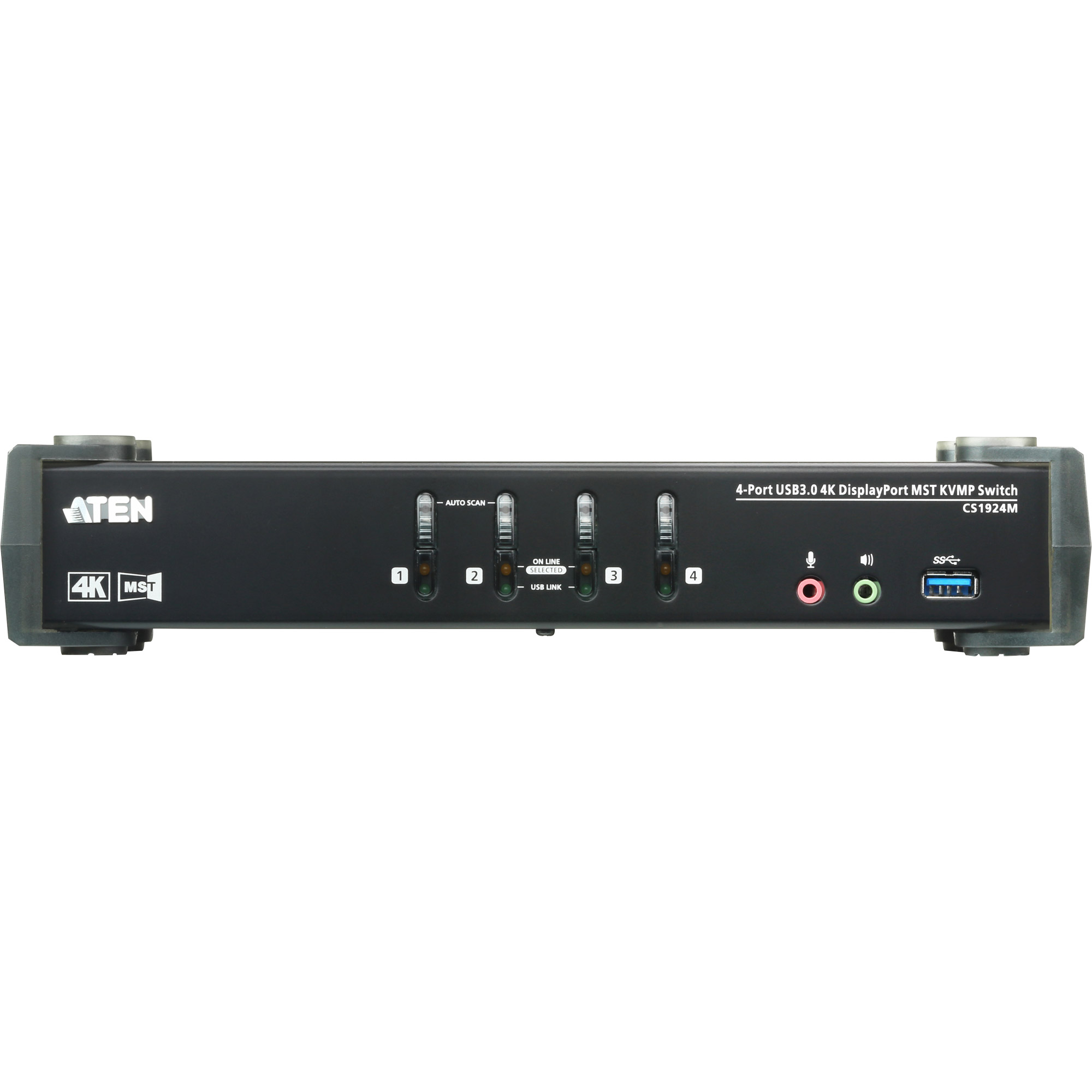 ATEN CS1924M 4-Port USB 3.0 4K DisplayPort MST KVM Switch