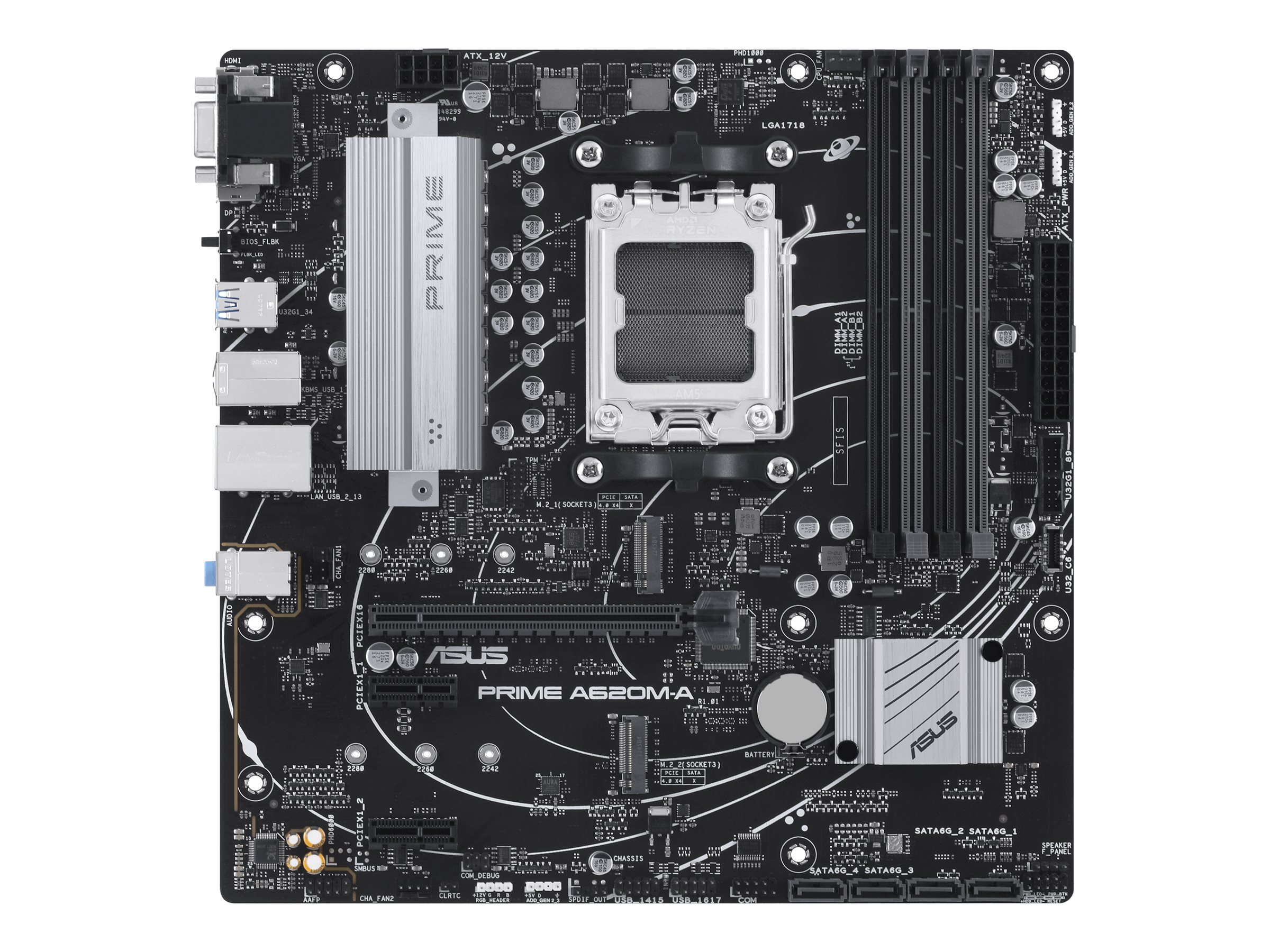 ASUS PRIME A620MACSM AM5 MB 4xDDR5 4xSATA 2xM2