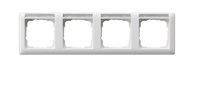 Gira Rahmen 109403 4fach BSF waag Standard 55 rw