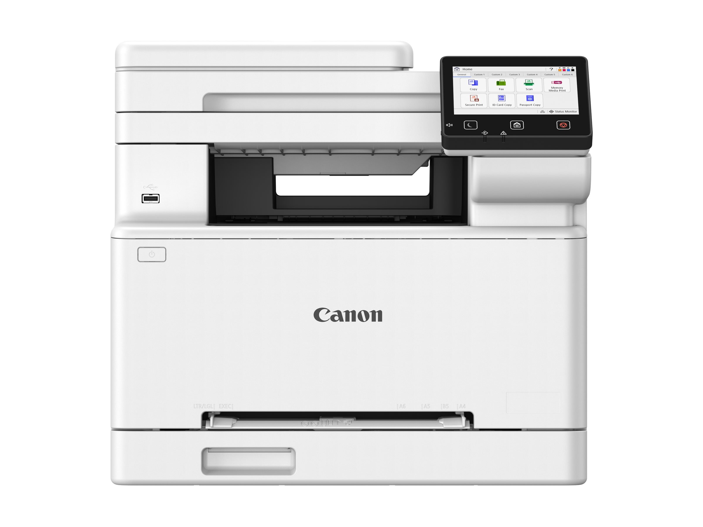 Canon iSENSYS MF664Cdw 3 in 1 FarblaserMultifunktionsdrucker grau