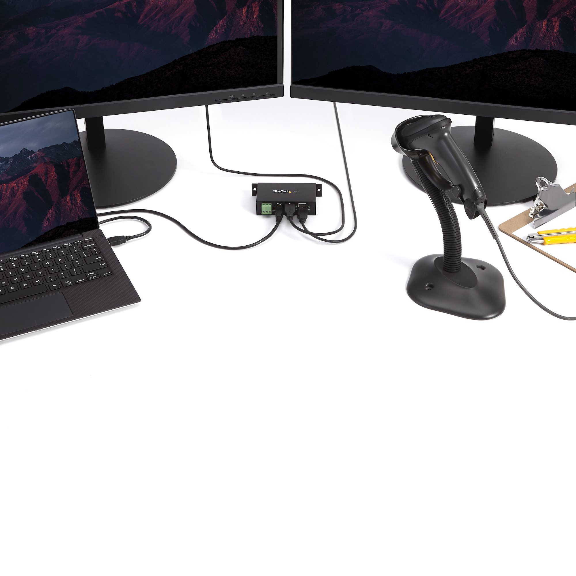 STARTECHCOM 4Port Industrial USB 20 Hub with ESD Protection