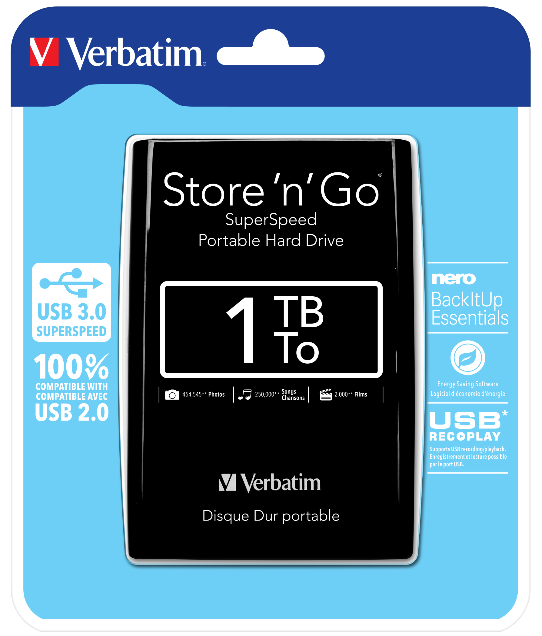 VERBATIM STORE N GO HDD 1TB