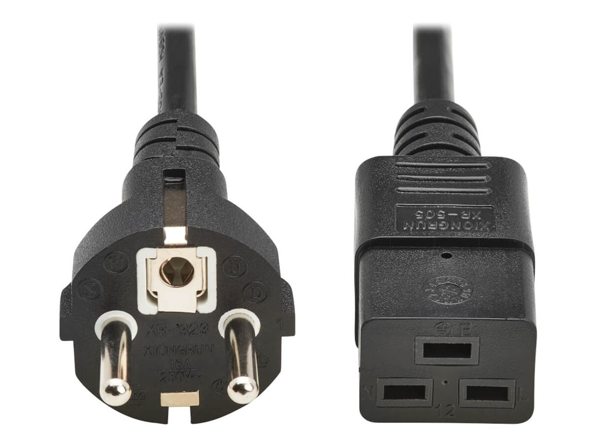 EATON TRIPPLITE Power cable Schuko to C19 H05VV-F 16A 2,5M EATON TRIPPLITE Power cable Schuko to C19 H05VV-F 16A 2,5M