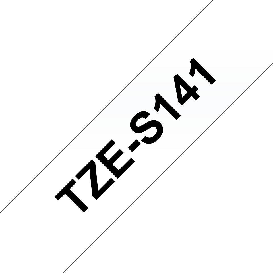 TZES141 BROTHER PT Schriftband 18mm klar