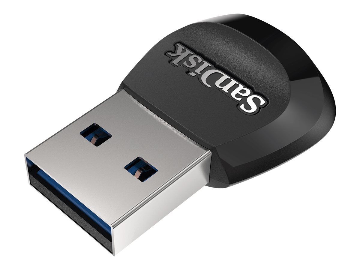 SanDisk MobileMate USB 3.0 microSD-Kartenleser schwarz SanDisk MobileMate USB 3.0 microSD-Kartenleser schwarz