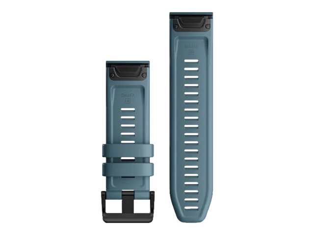 Ersatzarmband QuickFit 26mm Silikon Blau/Schiefergrau Ersatzarmband QuickFit 26mm Silikon Blau/Schiefergrau
