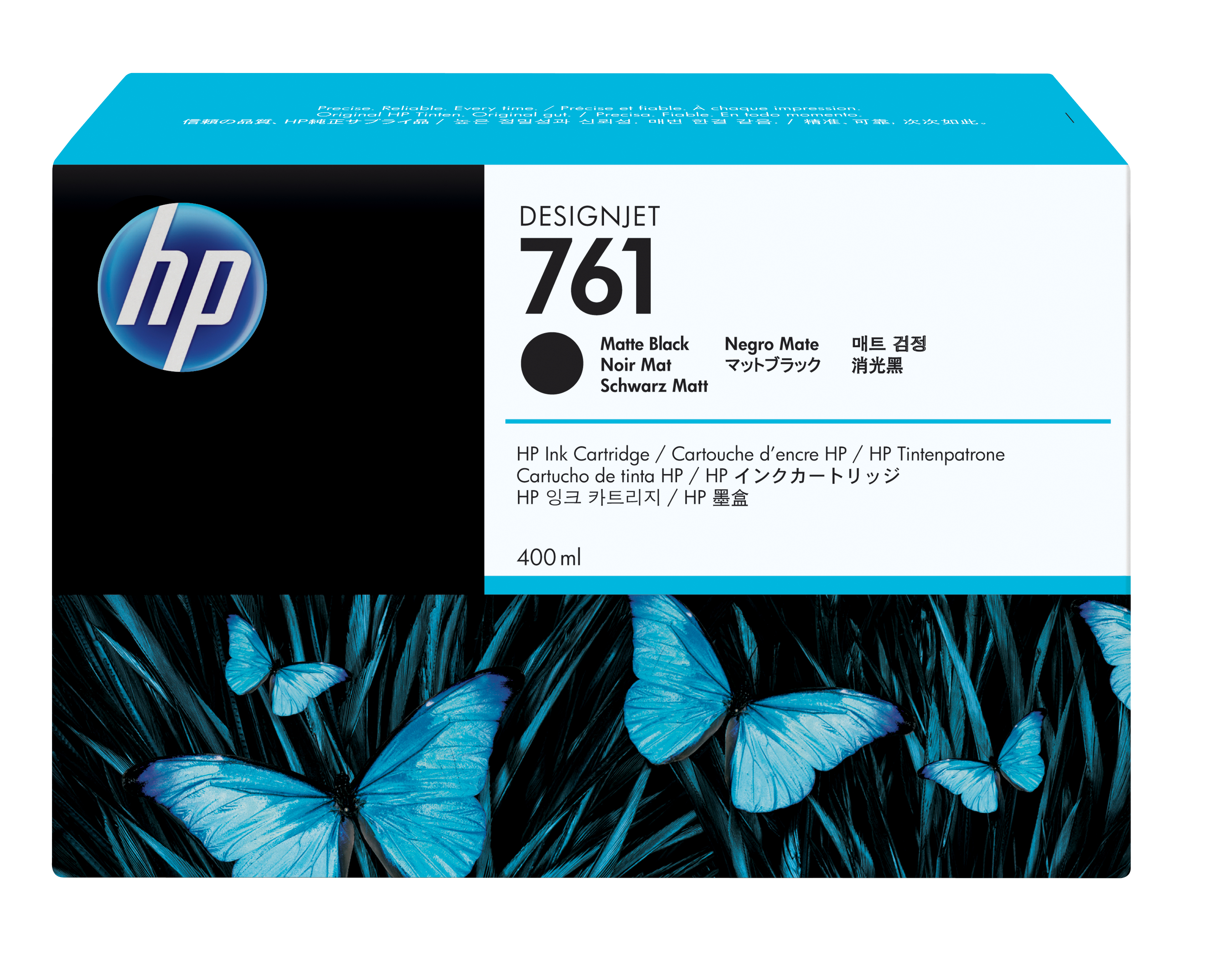 HP 761 Original Tinte matt schwarz Standardkapazitaet 400ml 1er-Pack HP 761 Original Tinte matt schwarz Standardkapazitaet 400ml 1er-Pack