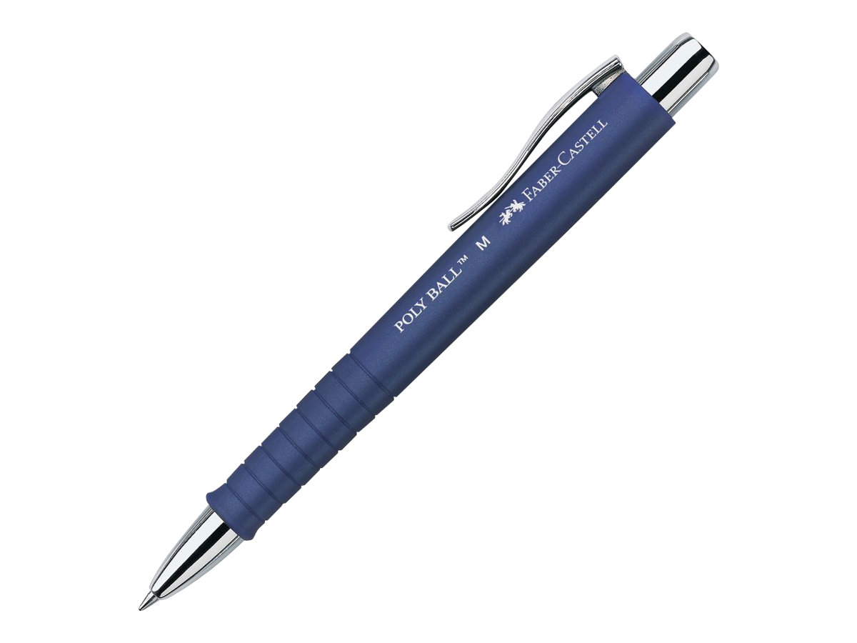 FABER-CASTELL Kugelschreiber POLY BALL M blau matt, Schreibfarbe: blau, 1 St. FABER-CASTELL Kugelschreiber POLY BALL M blau matt, Schreibfarbe: blau, 1 St.