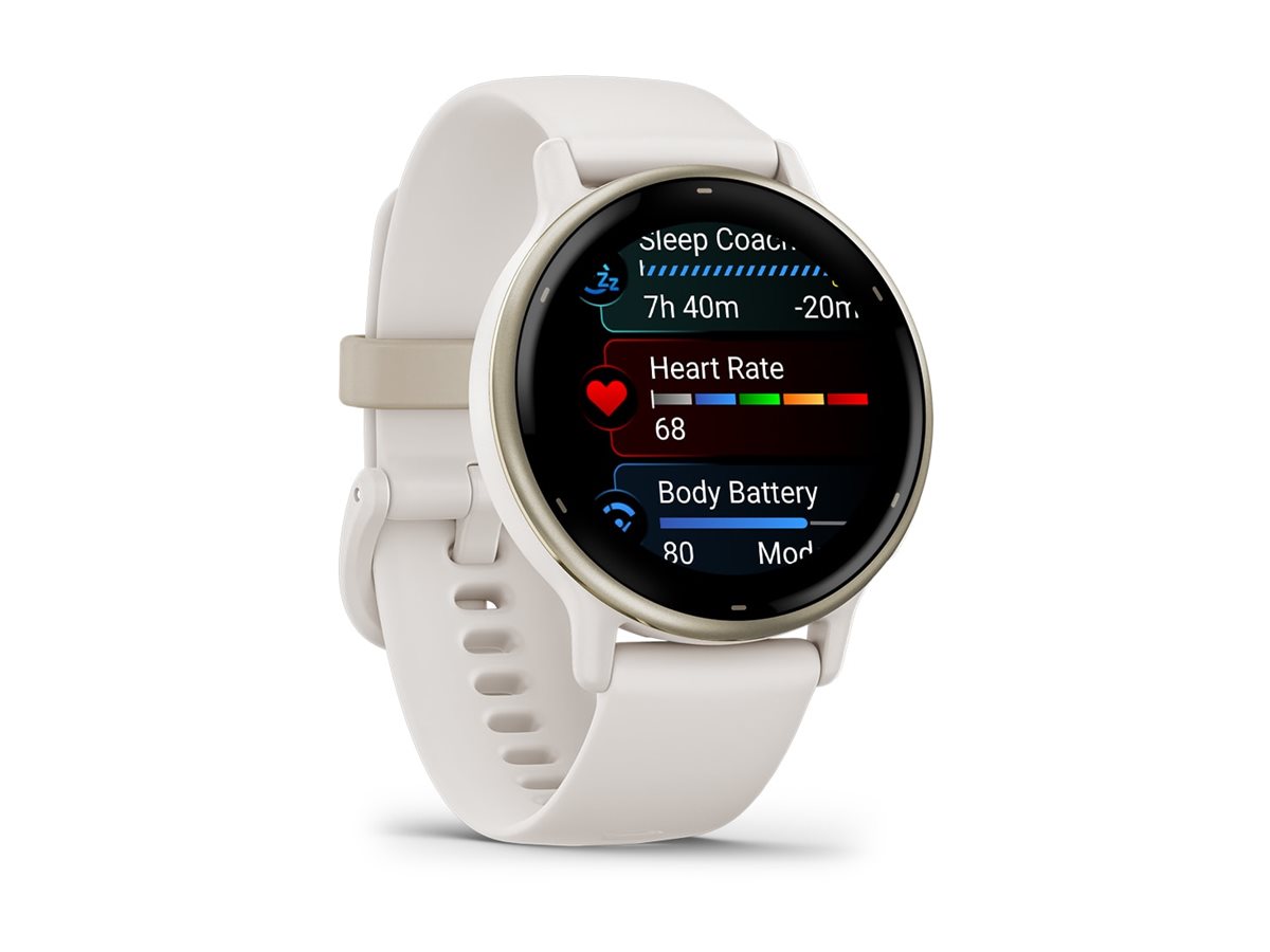Garmin vivoactive 5 ivory (42.20 mm, Polymer, Aluminium, nur WLAN, One Size)