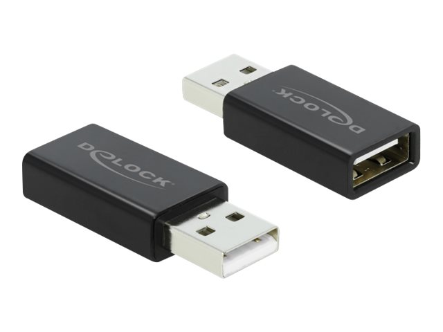 Delock USB 2.0 Adapter Typ-A Stecker zu Typ-A Buchse Datenblocker Delock USB 2.0 Adapter Typ-A Stecker zu Typ-A Buchse Datenblocker