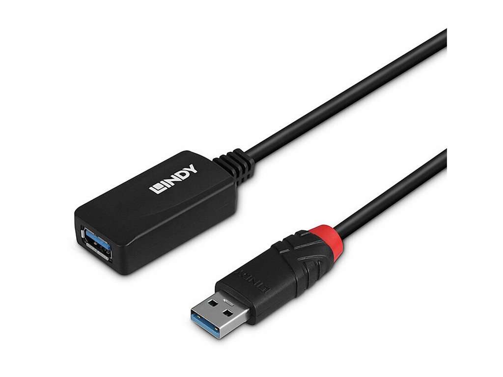 LINDY USB 3.0 Aktiv-Verlaengerung 5m unterstuetzt USB SuperSpeed-Transferraten bis max. 5Gbitps