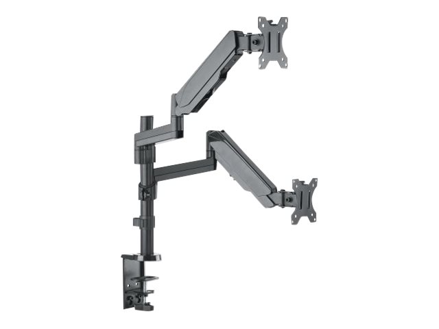 MANHATTAN Tischhalterung mit Gasdruckfeder und Kugelgelenk fuer zwei Monitore von 48,18-81,28cm 17Z-32Z und bis zu 8kg pro Arm MANHATTAN Tischhalterung mit Gasdruckfeder und Kugelgelenk fuer zwei Monitore von 48,18-81,28cm 17Z-32Z und bis zu 8kg pro Arm