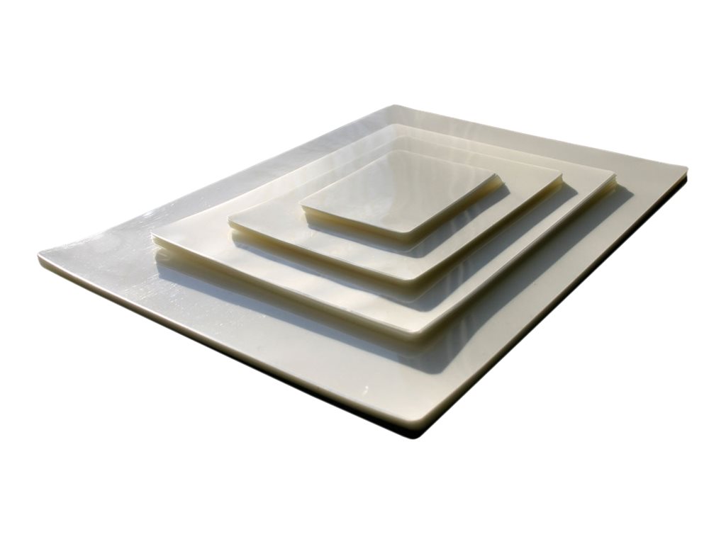 OLYMPIA Laminierfolien-Set glaenzend fuer A4, A5, A6, Visitenkartenformat 80 micron OLYMPIA Laminierfolien-Set glaenzend fuer A4, A5, A6, Visitenkartenformat 80 micron