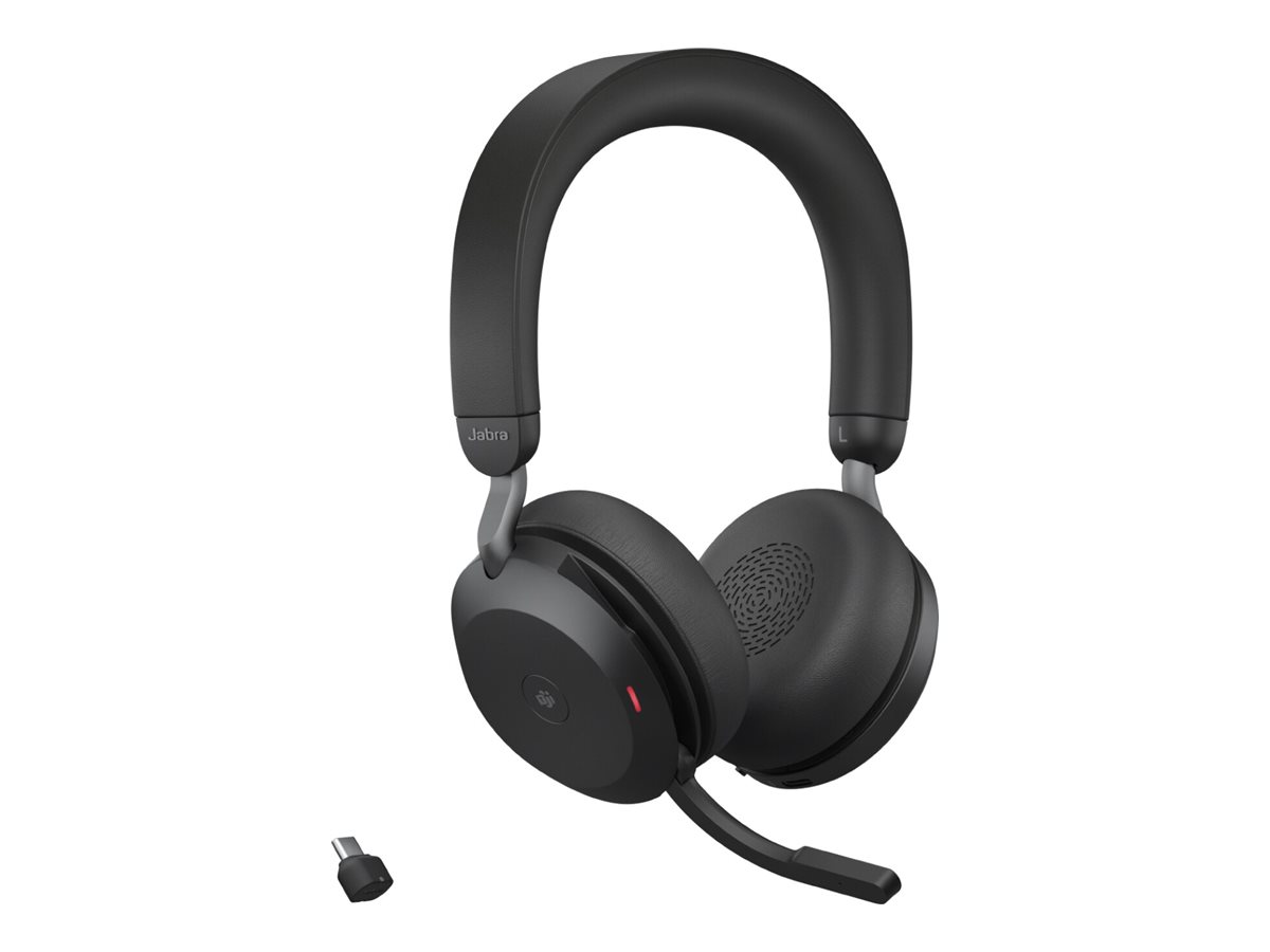 Jabra Evolve2 75 MS Stereo USB-C black mit Ladestation Jabra Evolve2 75 MS Stereo USB-C black mit Ladestation