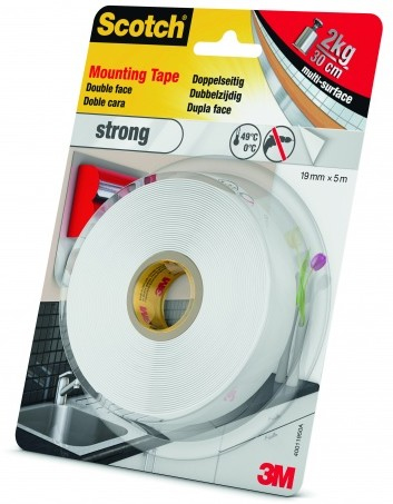 3M Scotch FIX INTERIOR doppelseitiges Klebeband 19,0 mm x 5,0 m