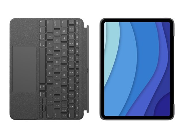 Logitech Combo Touch Tastatur-Case fuer iPad Pro 12,9" (5.+6. Gen) - oxford grau Logitech Combo Touch Tastatur-Case fuer iPad Pro 12,9" (5.+6. Gen) - oxford grau